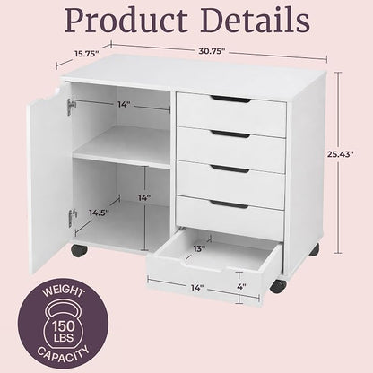 5 Drawer Office Storage Cabinet - Image 2