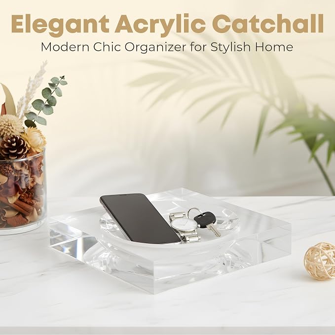 Clear Acrylic Catchall Tray - Image 6