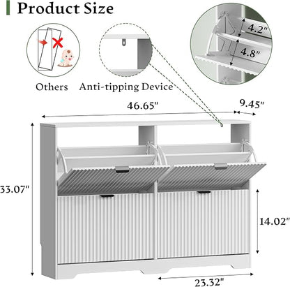 Xixini Shoe Storage Cabinet for Entryway - Image 2
