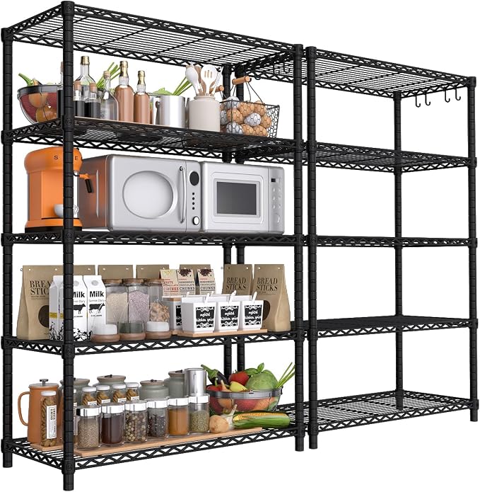 PrimeZone Wire Metal Storage Shelves by PrimeZone