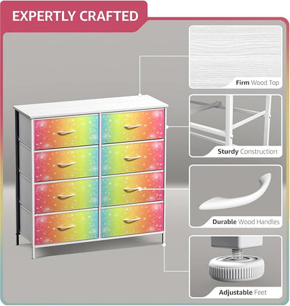 Sorbus Kids Dresser with 8 Drawers - Image 4