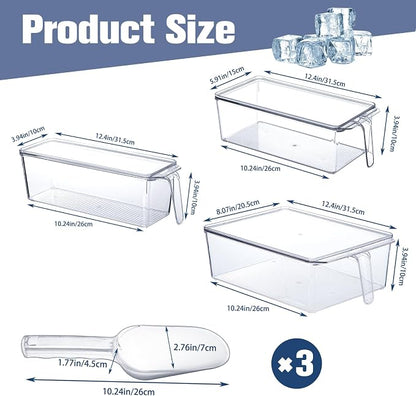 Havawish 3 Sets Ice Storage Bin - Image 2