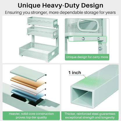 Under Sink Organizer, Slide out Storage Drawer Rack - Image 6