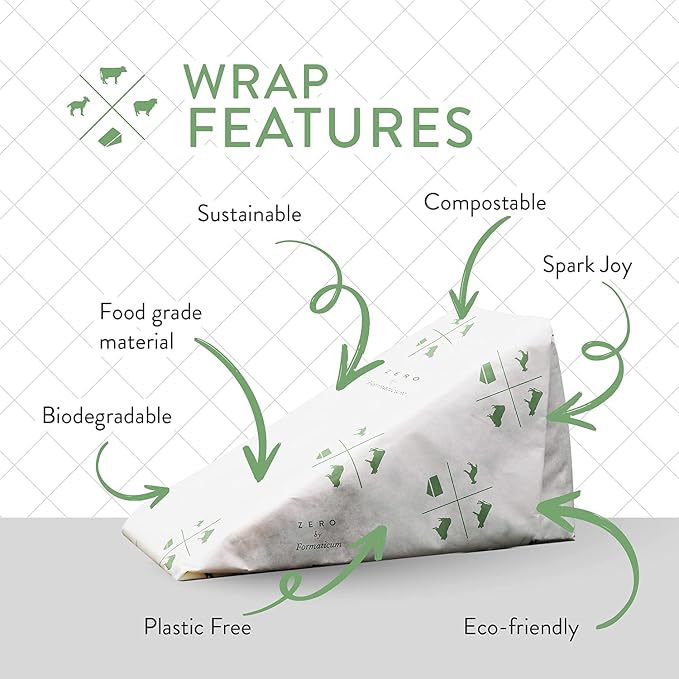 Formaticum 75-Pack Zero Cheese Storage Paper, Compostable, Biodegradable - Image 6