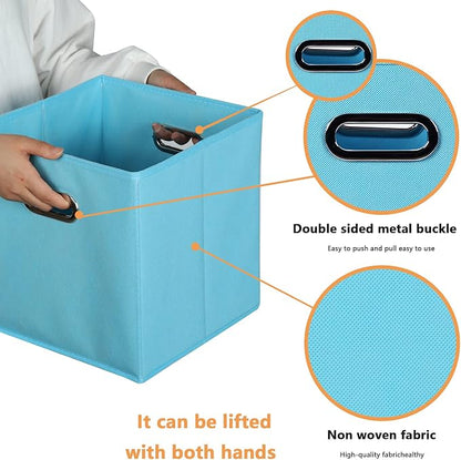 Yunkeeeper storage bins Cubes, Fabric Cube Organizer - Image 4