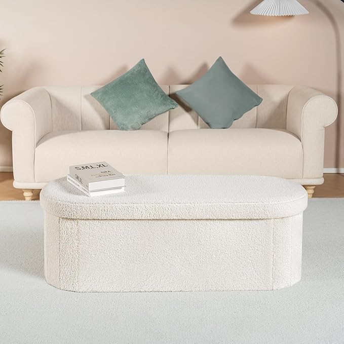 B FSOBEIIALEO Ottoman with Storage - Image 7