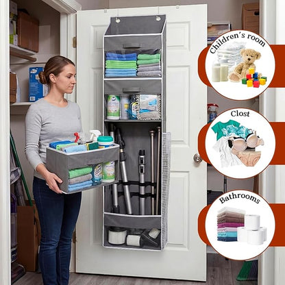 Over Door Wrapping Paper Organizer Storage - Image 6