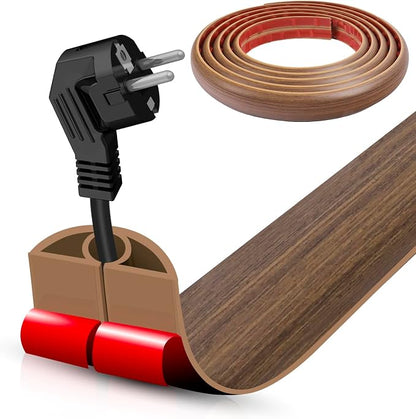 Floor Cord Cover Cable Cavity Self Adhesive Cord Hider Floor 10FT Floor Cable by DBHXXMB-HH