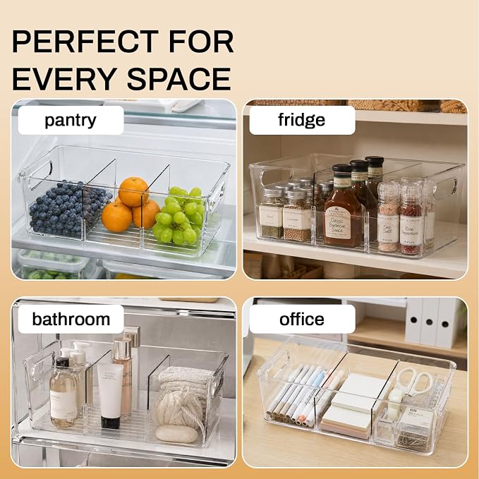Mpotmiy 10 Pack Pantry Organizers and Storage, Fridge Organization and Storage - Image 7