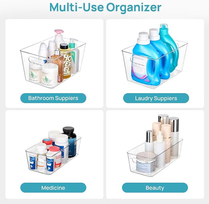 Vtopmart 8 Pack Clear Storage Bins Set - Image 8