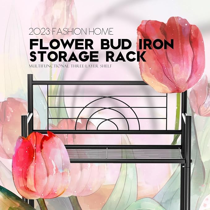 LEEDA 3-Tier Freestanding Multipurpose Storage Shelves Heavy Duty Metal - Image 4