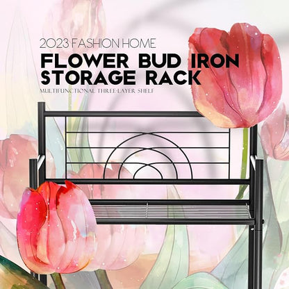 LEEDA 3-Tier Freestanding Multipurpose Storage Shelves Heavy Duty Metal - Image 4