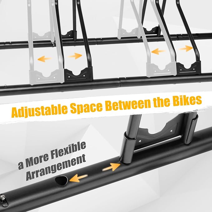 CyclingDeal Bicycle Floor Parking Rack Stand - Image 4