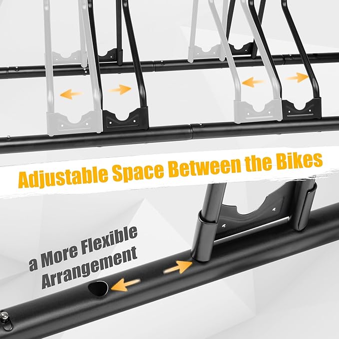CyclingDeal Bicycle Floor Parking Rack Stand - Image 4