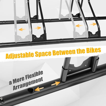 CyclingDeal Bicycle Floor Parking Rack Stand - Image 4