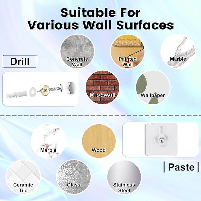 Floating Shelves for Wall, 4 Pack 15.7’’x 3.5’’Adhesive Acrylic Shelves - Image 7