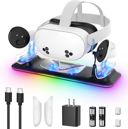 Charging Dock for Meta Quest 3S/3, Kinwin PD 18W Fast Charging Station for by Unknown
