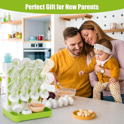 Baby Bottle Drying Rack, Space Saving Baby Bottle Organizer - Image 7