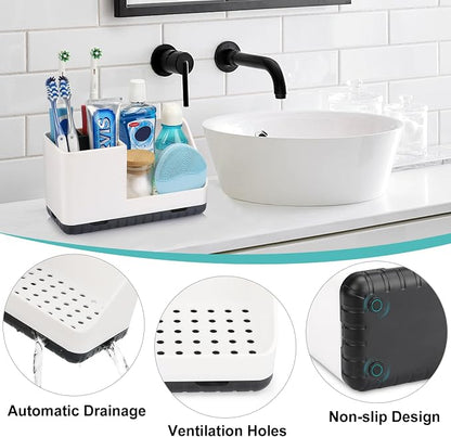 Bathroom Counter Organizer, Bathroom Organizers and Storage, Detachable - Image 5