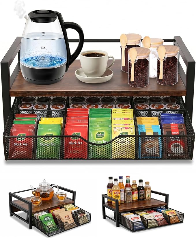 Extra Large Tea Bag Organizer by DecorYc