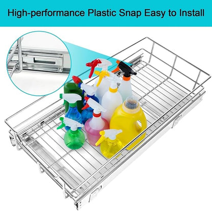 Pull Out Cabinet Organizer 20" W X 22" D, Slide Out Drawers - Image 8