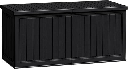 Flamaker Resin Deck Box 270 Gallon, XXL Waterproof Storage Box by Flamaker