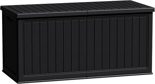 Flamaker Resin Deck Box 270 Gallon, XXL Waterproof Storage Box by Flamaker