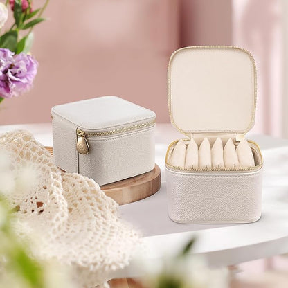 Vlando Small Jewelry Box Organizer, Travel Jewelry Storage - Image 2