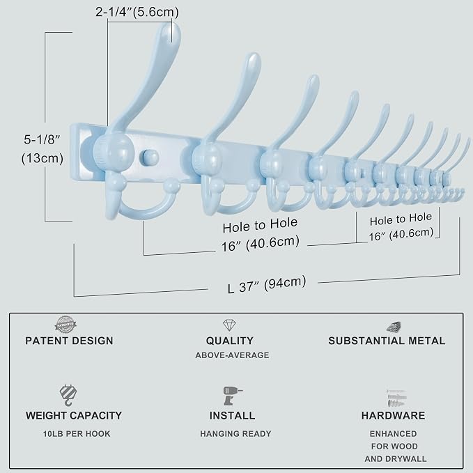 Dseap MaxStrong 2.0 Coat Rack Wall - Image 7