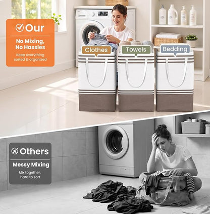 TranquilRelax 3-Pack Laundry Basket - Image 6