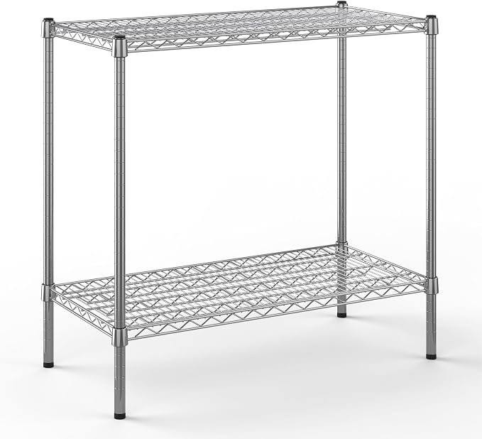 18" Deep x 36" Wide x 34" Height Wire Shelving Kit | 2-Tier | NSF Commercial by Regal+Altair