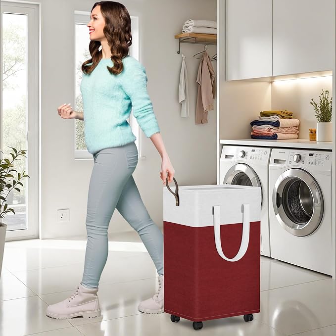 HomeHacks 75L Rolling Laundry Basket - Image 5