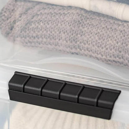 IRIS USA 40 Qt Stackable Plastic Storage Bins - Image 6
