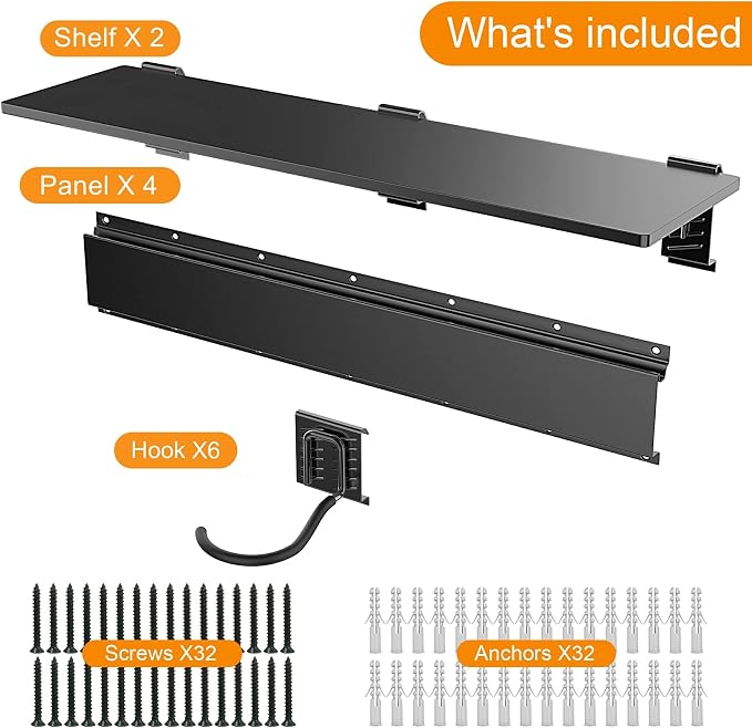 TORACK Bike Storage Rack with Shelf, 6 Bikes Hangers - Image 3