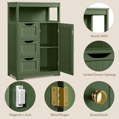 Yaheetech Bathroom Storage Cabinet, Storage Organizer - Image 7
