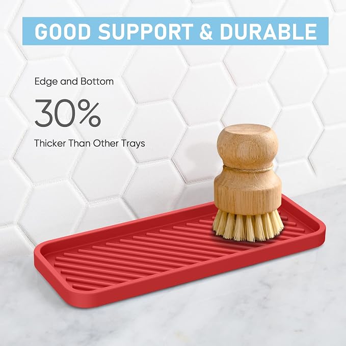 EG-SIPRO Kitchen Sink Organizer Tray, Sponge Holder - Image 4