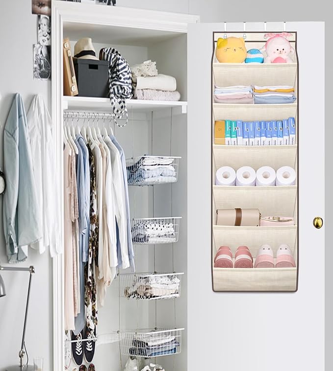 SLEEPING LAMB Over The Door Shoe Organizer - Image 7