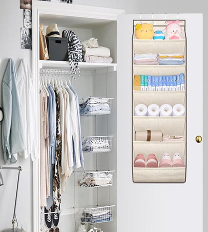 SLEEPING LAMB Over The Door Shoe Organizer - Image 7