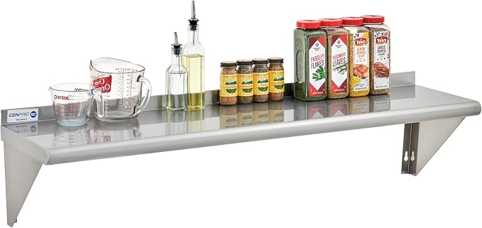 Commercial Wall Shelf - 285 lb. Weight Capacity - Image 3