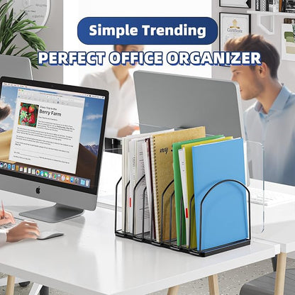 Simple Trending 9 Section Metal File Sorter Organizer - Image 2