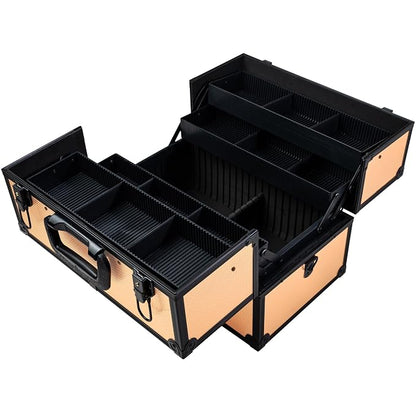 SHANY Essential Pro Makeup Train Case Cosmetic Box Portable Makeup Case - Image 3