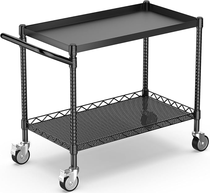 Leteuke 2 Tier Utility Cart by Leteuke