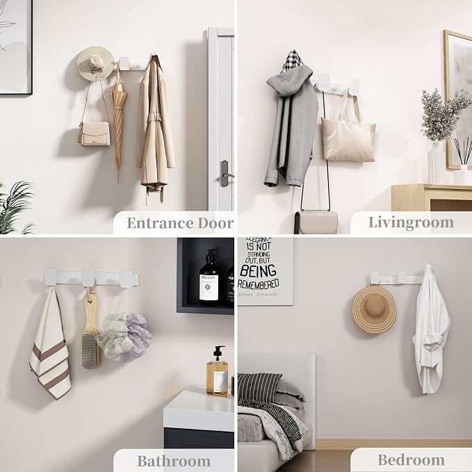 Coat Rack Wall Mount Coat Hooks - Image 3