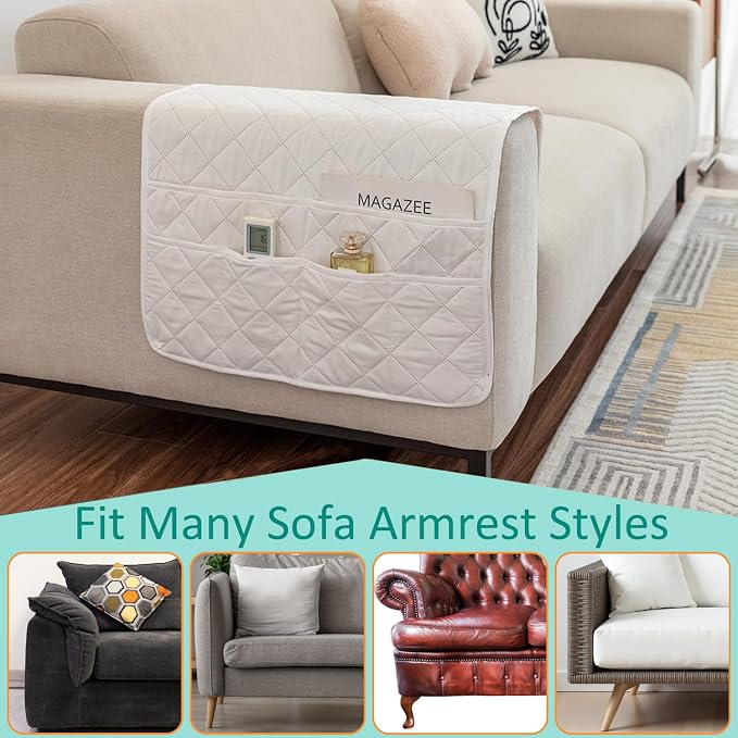 Armchair Caddy Remote Control Holder Sofa Organizer, Non-Slip Couch Arm Chair - Image 6
