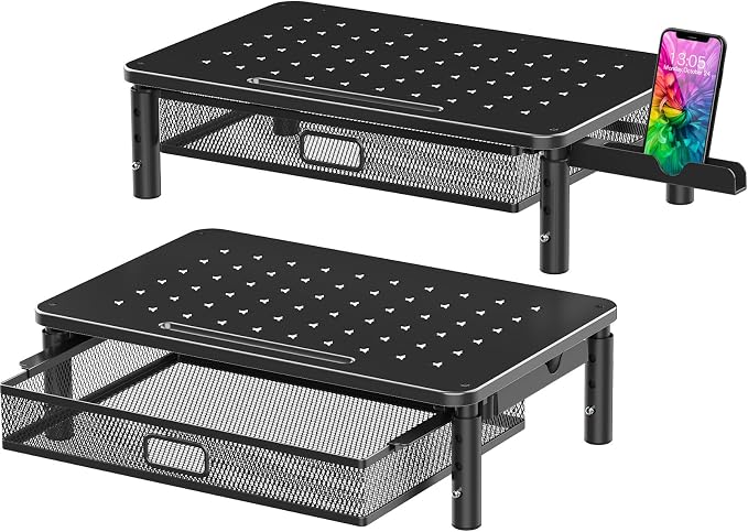 Zimilar 2 Pack Monitor Stand Riser by Zimilar