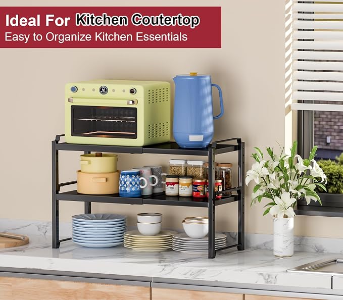 X-cosrack 12" Wide 100LBS Loading-Bearing Heavy Duty Kitchen Storage Shelf - Image 6