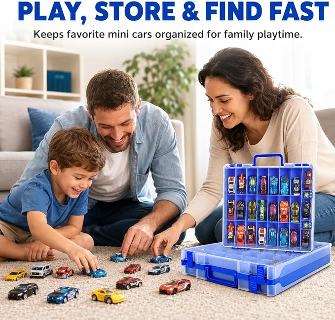 Toy Car Storage Organizer Case Compatible - Image 5