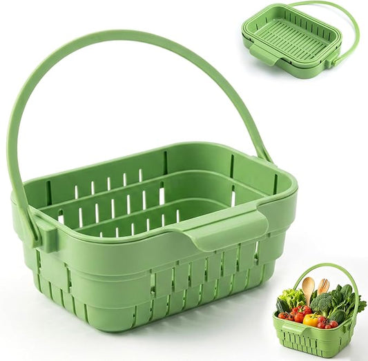 Foldable Hanging Sink Drain Basket – Stretchable Kitchen Colander by Unknown