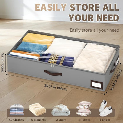 OIAHOMY 2 Pack Under Bed Storage - Image 3