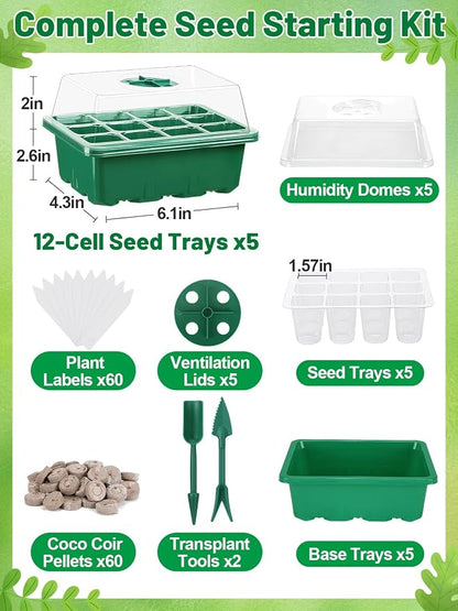 Apipi 5 Pack Seed Starter Kit - Image 2